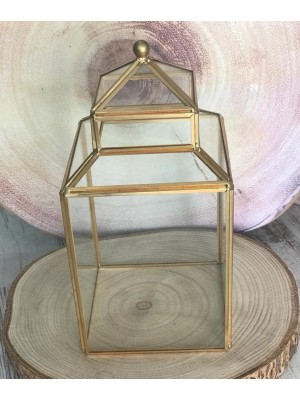 Decoracion Cristal Invernadero Mariposas