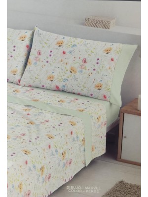 Juego Sabanas Verano Flor Polo Polo