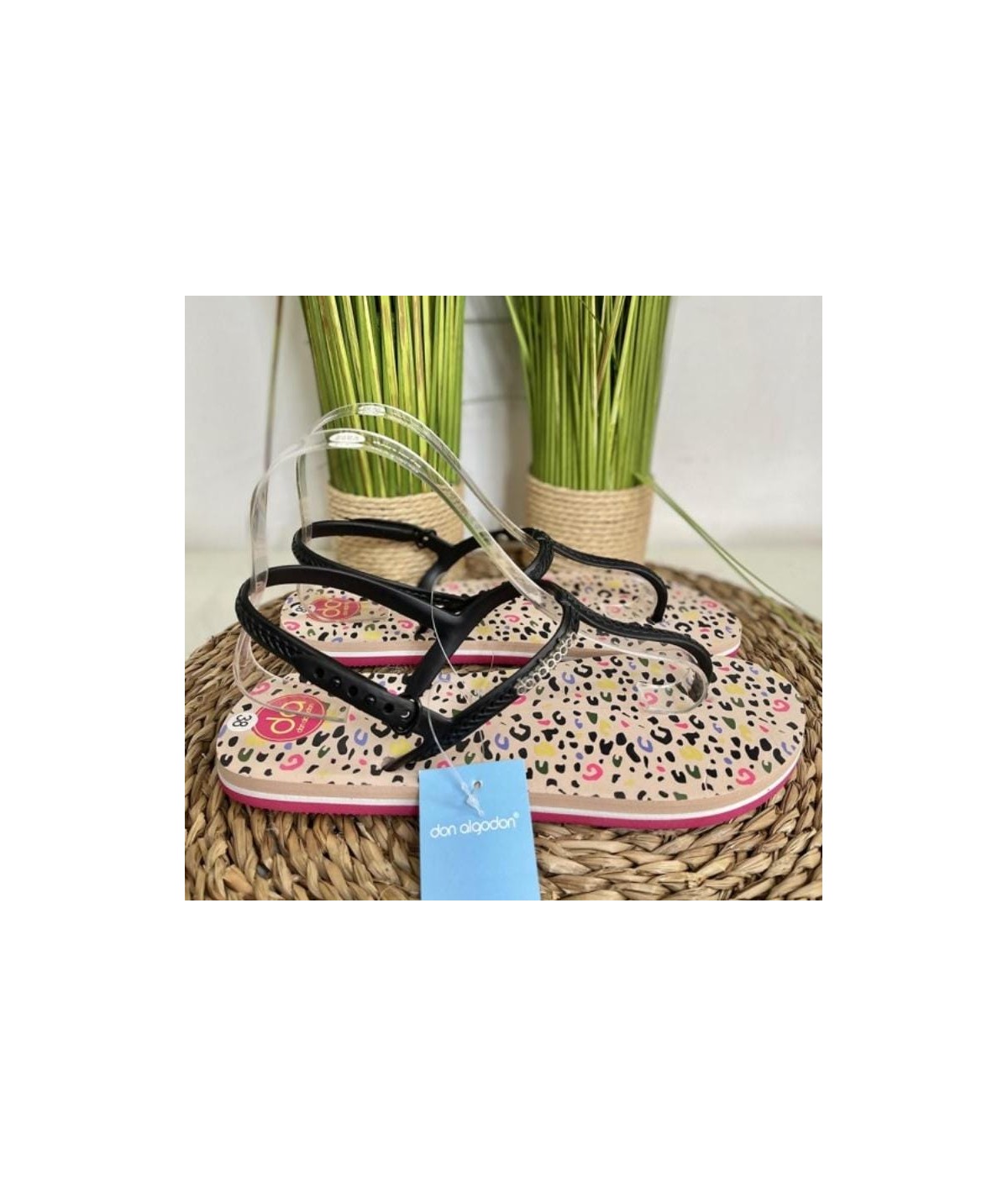 CHANCLAS PINTAS MULTICOLOR DON ALGODON