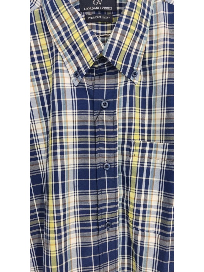 Camisa Manga Corta Cuadros