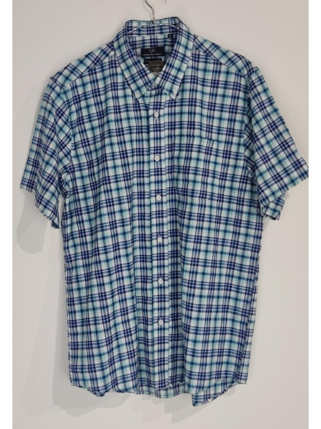 Camisa Manga Corta Cuadros