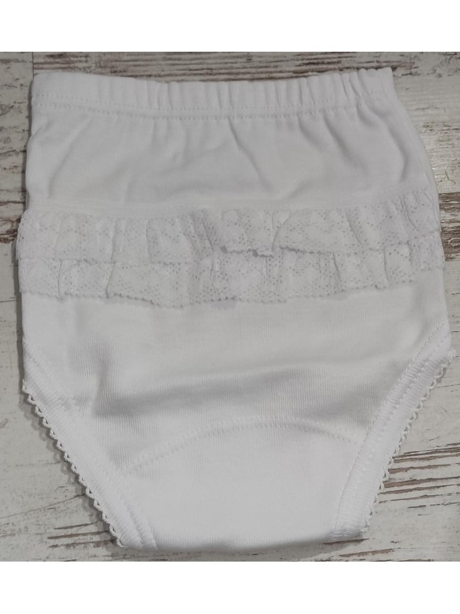 Braga Algodon Volante Trasero