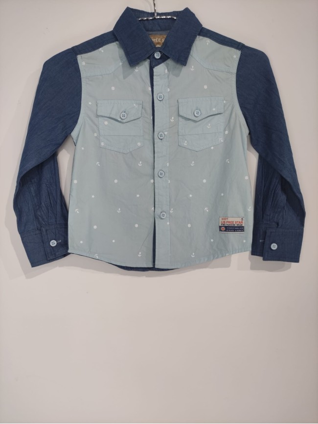 Camisa Niño Jeans Ancla