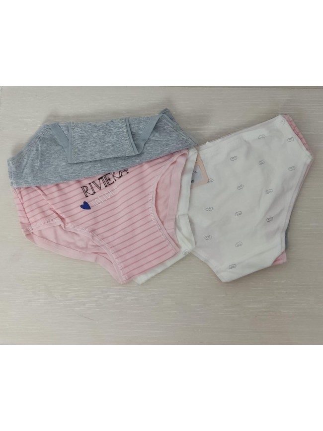 Pack Tres Bragas Surtidas Niña