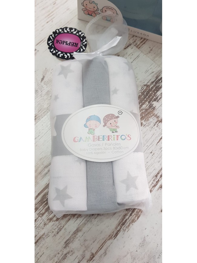 Gasa Pack 3 Unds Gamberritos