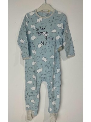 Pijama Bebe Niño Ballena