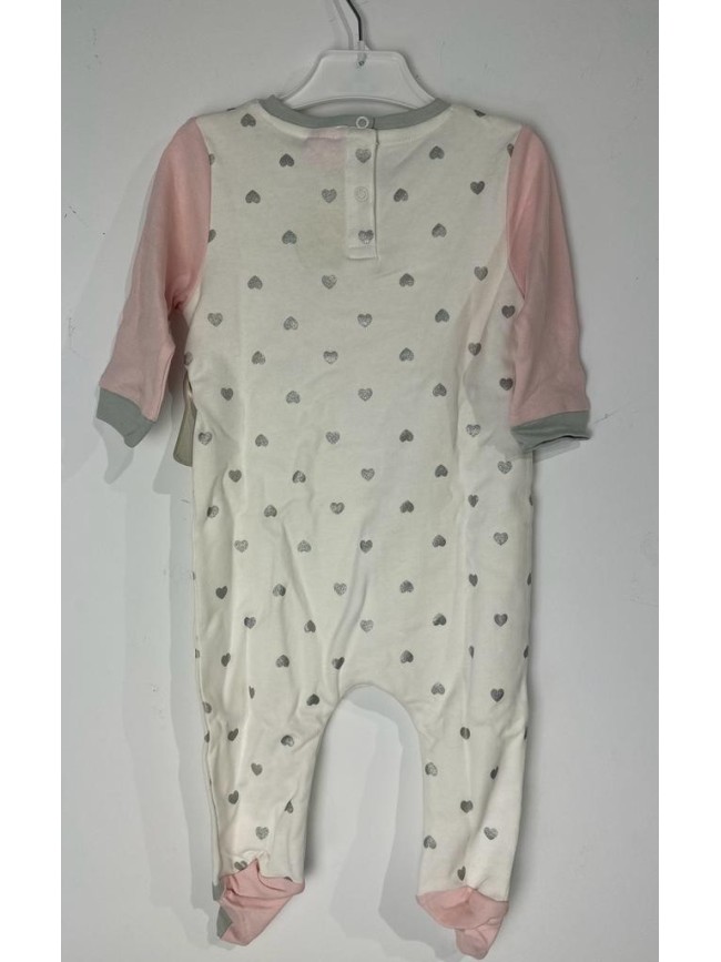 Pijama Bebe Niña Corazones