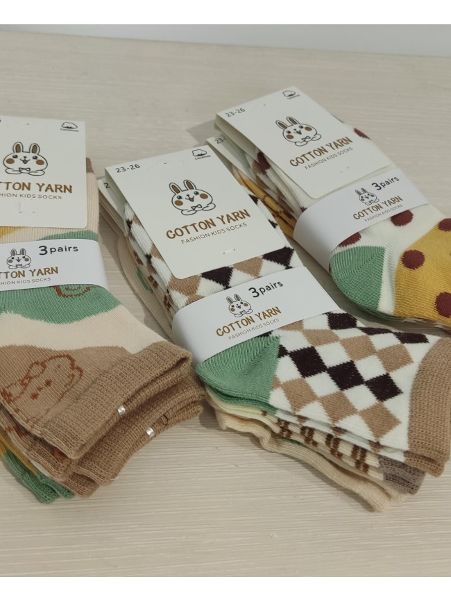 Pack Tres Calcetines Dibujos