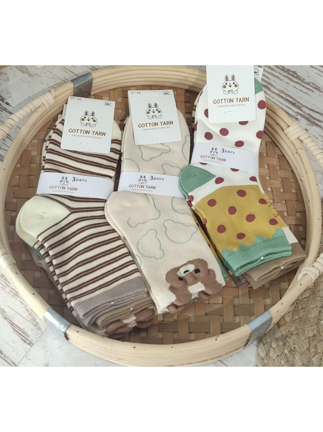 Pack Tres Calcetines Dibujos