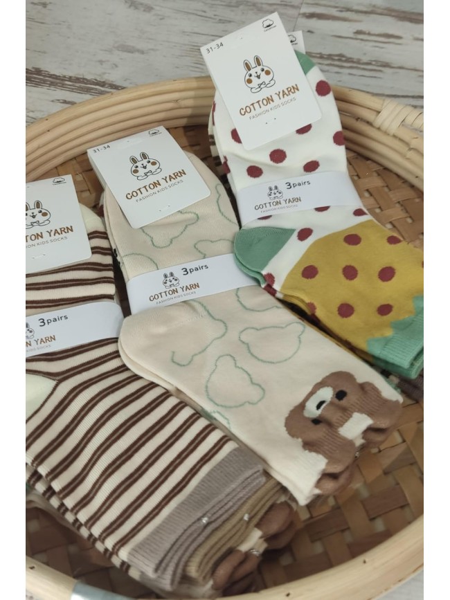 Pack Tres Calcetines Dibujos