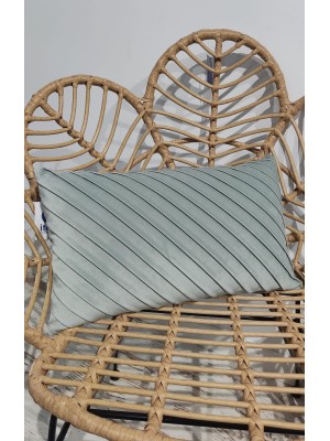 Cojin Simil Terciopelo Rectangular Ondas