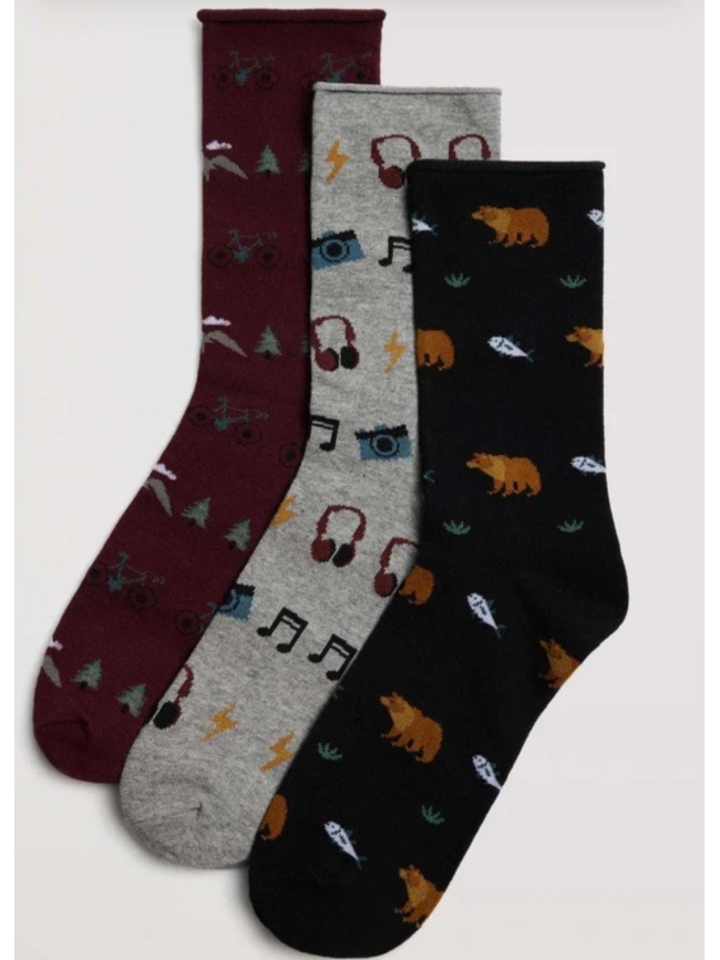 Calcetin Motivos 41-46 Ysabel Mora