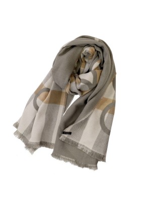 Bufanda Don Algodon Cuadros Logo