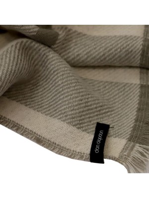 Bufanda Don Algodon Cuadros Logo