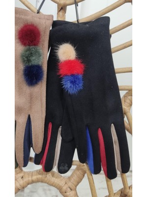Guantes Triple Pompon