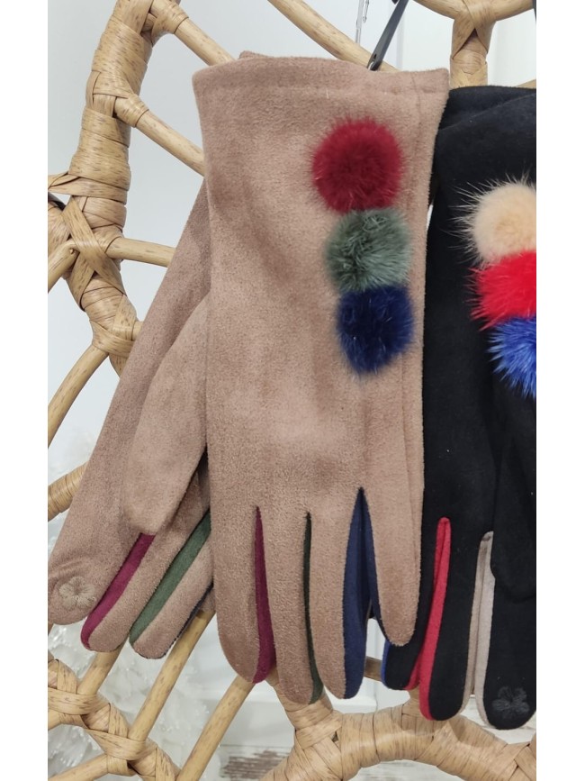 Guantes Triple Pompon
