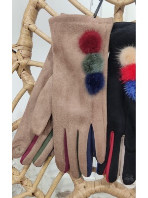 Guantes Triple Pompon