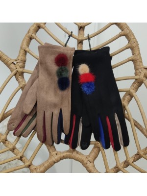 Guantes Triple Pompon