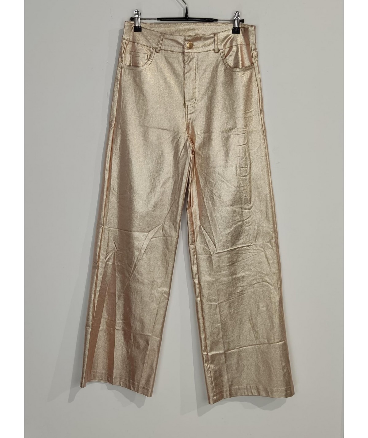 PANTALON PATA RECTA ORO ROSA