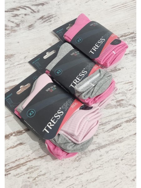 Pack De Tres Calcetines Deportivos Tallaje 32 A 36 2