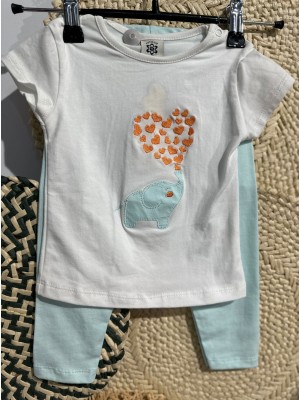 Conjunto Malla Corazon Elefante