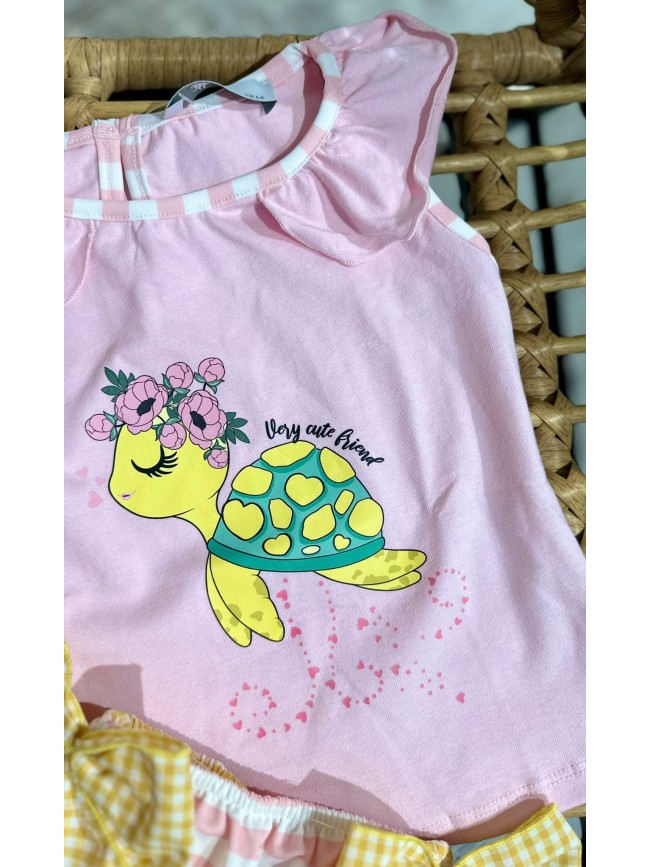 Conjunto Niña Tortuga Princesa
