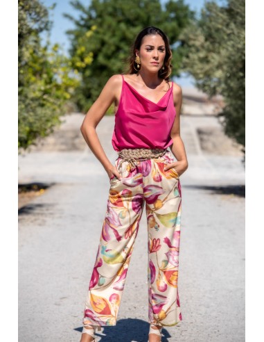 PANTALON SUNSET FLOWERS