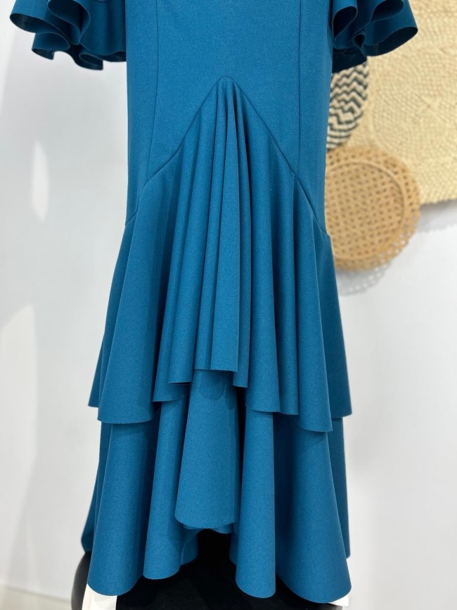 Vestido Flamenca Amaranto