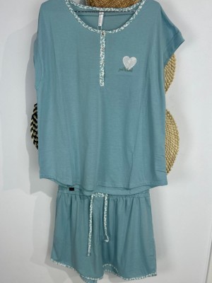 Pijama Mujer Corazones