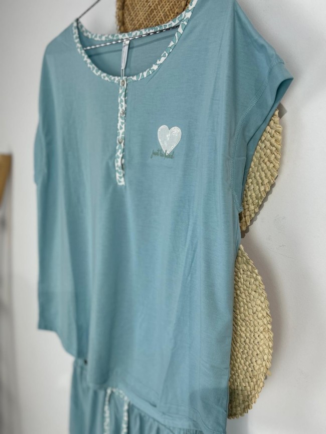 Pijama Mujer Corazones