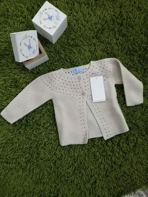 Chaqueta Bebé Hilo Doble Boton