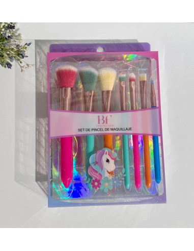 SET PINCEL MAQUILLAJE UNICORNIO