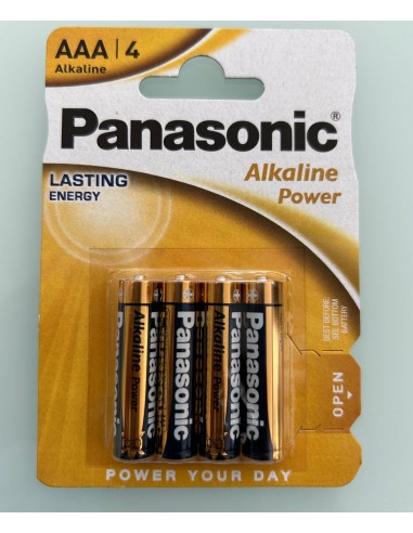 PACK 4 PILAS PANASONIC AAA4