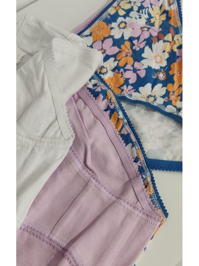 Pack Tress Bragas Flores