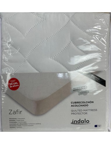 CUBRECOLCHON ACOLCHADO IMPERMEABLE