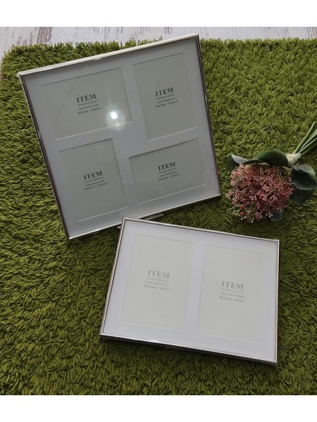 Portafoto Plata Doble