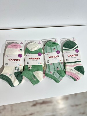 Calcetines Tobillero Niña Flor