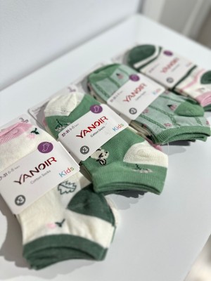 Calcetines Tobillero Niña Flor