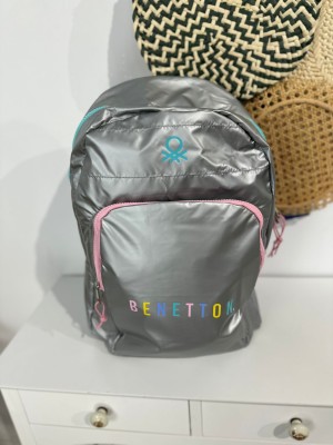Mochila Benetton Plata