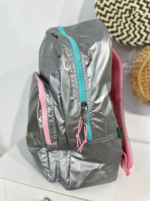 Mochila Benetton Plata
