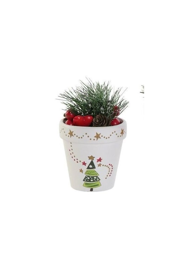 Maceta navideña pequeña