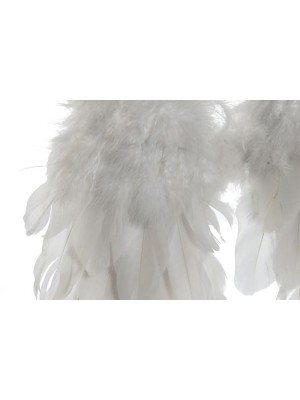 Decoración colgante plumas