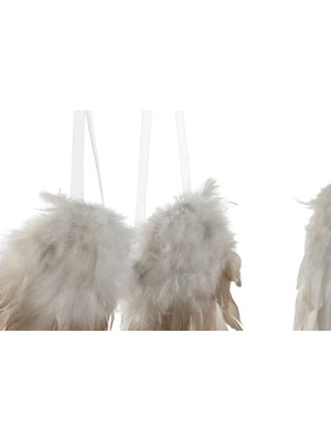 Decoración colgante plumas