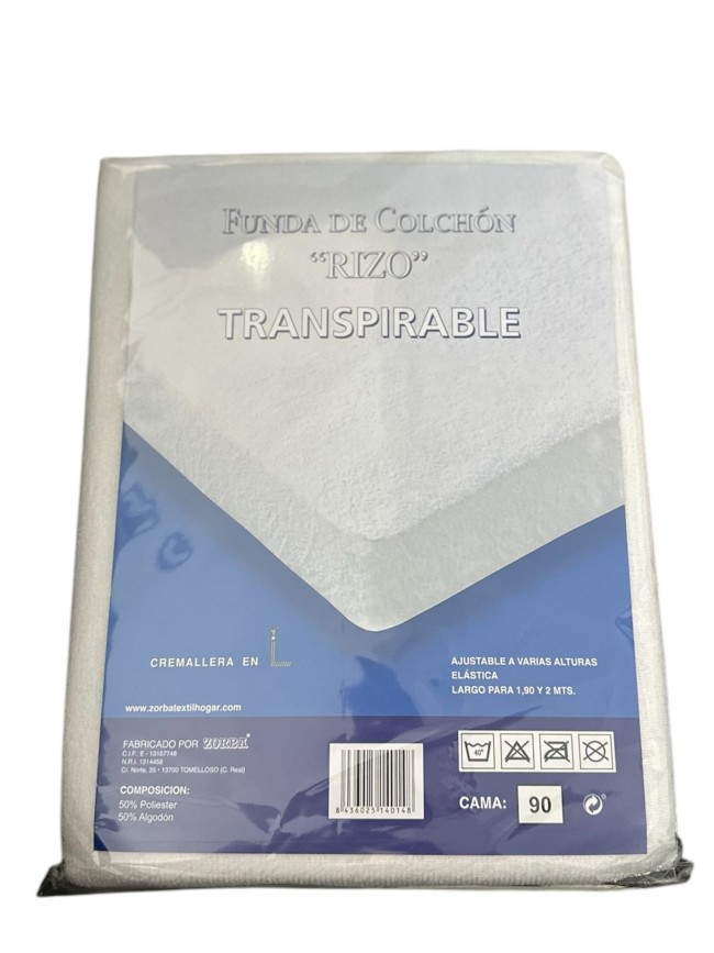 Funda de colchón transpirable