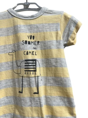 Pelele Manga camello