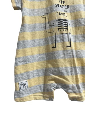 Pelele Manga camello