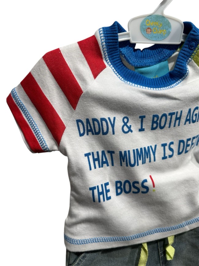 Conjunto 2 piezas cheeky niño