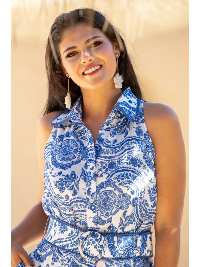 Vestido Brisa Vintage Sunset Moon