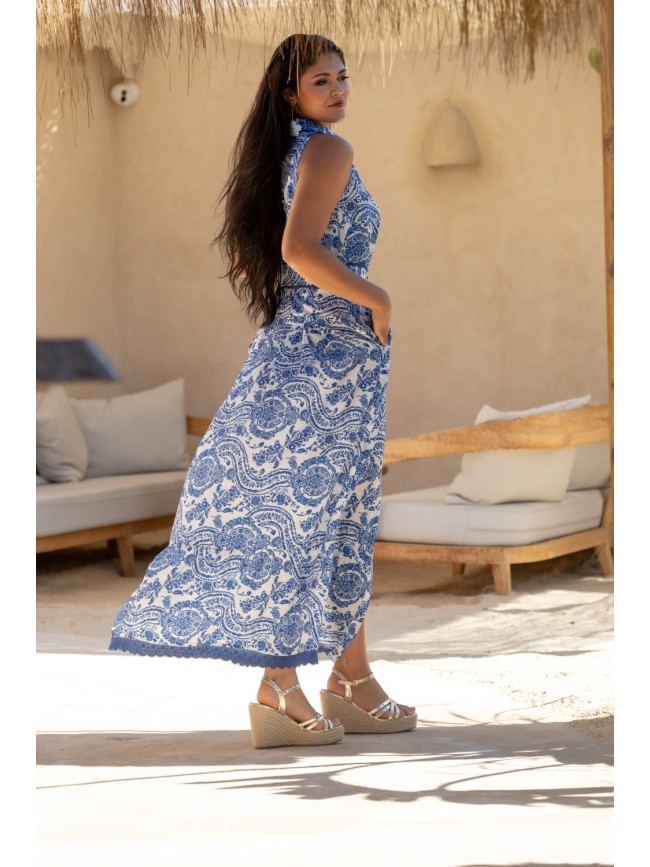 Vestido Brisa Vintage Sunset Moon