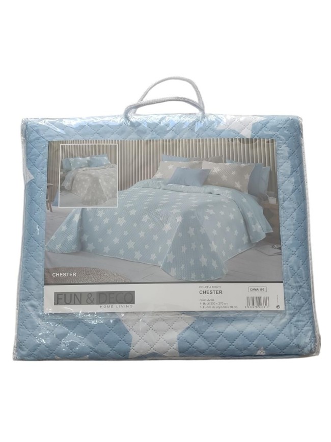 Colcha estrellas cama 105